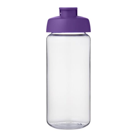Bidón deportivo con tapa Flip de 600 ml &quot;H2O Active® Octave Tritan™&quot; Transparente-Morado | sin montaje de publicidad | no disponible | no disponible