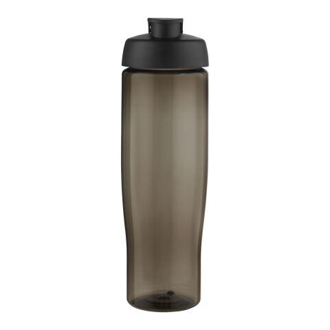 Bidón deportivo con tapa Flip de 700 ml &quot;H2O Active® Eco Tempo&quot; Negro intenso-Carbón | sin montaje de publicidad | no disponible | no disponible