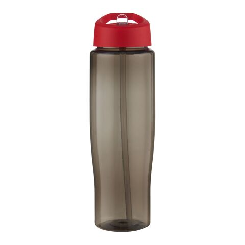 Bidón deportivo de 700 ml con tapa con boquilla "H2O Active® Eco Tempo" Rojo-Carbón | sin montaje de publicidad | no disponible | no disponible