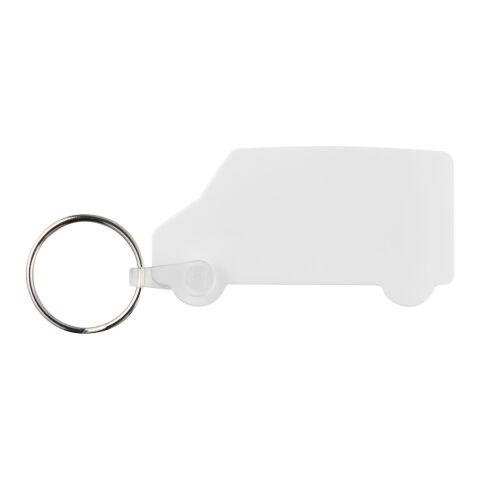 Llavero reciclado en forma de furgoneta &quot;Tait&quot; Blanco | sin montaje de publicidad | no disponible | no disponible