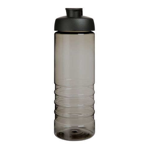 Bidón deportivo con tapa Flip de 750 ml &quot;H2O Active® Eco Treble&quot; Carbón-Negro intenso | sin montaje de publicidad | no disponible | no disponible