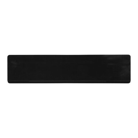 Regla de 15 cm Terran con plástico 100 % reciclado Negro | sin montaje de publicidad | no disponible | no disponible