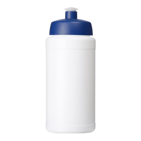 Bidón deportivo con tapa de 500 ml &quot;Baseline® Plus&quot; Transparente-Azul | sin montaje de publicidad | no disponible | no disponible
