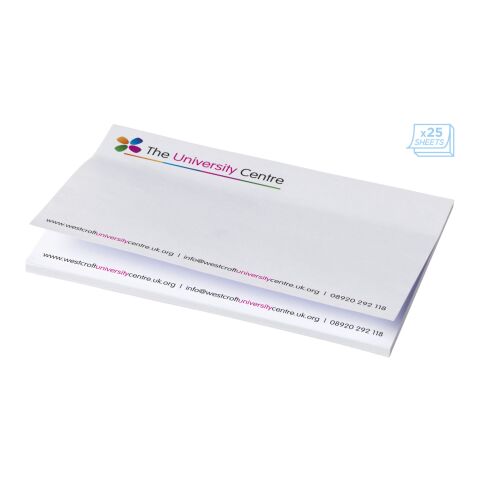Sticky-Mate® 100 x 150 mm Blanco | 25 pages | sin montaje de publicidad | no disponible | no disponible