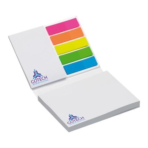 Set de marcapáginas con notas Combi de tapa blanda Blanco | sin montaje de publicidad | no disponible | no disponible