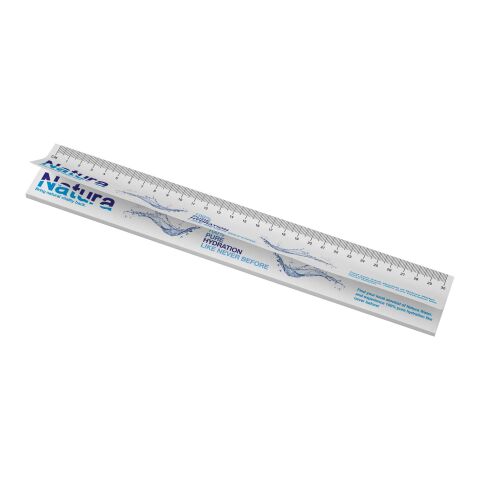 Notas adhesivas recicladas Sticky-Mate® con regla impresa de 30 cm Blanco | 25 Seiten | sin montaje de publicidad | no disponible | no disponible