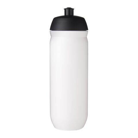 Bidón deportivo de 750 ml "HydroFlex™" Negro intenso-Blanco
