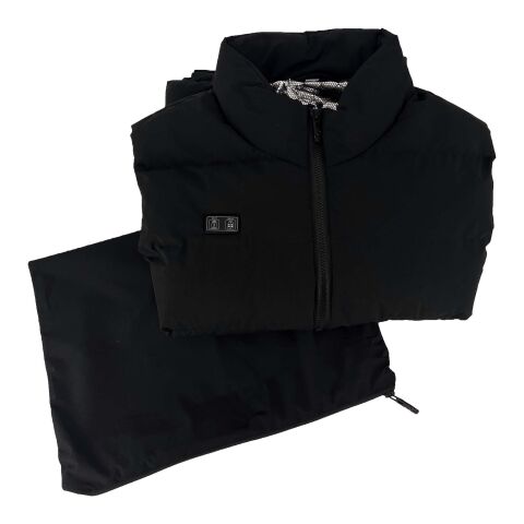 Chaleco calentador con batería externa "SCX.design G01" Negro intenso | XXL | sin montaje de publicidad | no disponible | no disponible