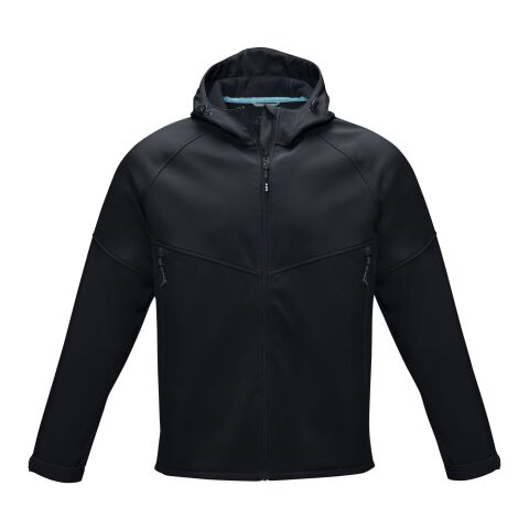 Chaqueta softshell reciclada para hombre "Coltan" Estándar | Negro intenso | L | sin montaje de publicidad | no disponible | no disponible | no disponible