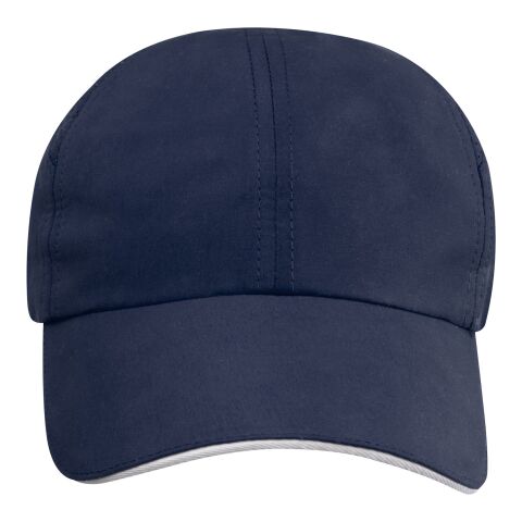 Gorra sandwich reciclada de 6 paneles Cool Fit GRS "Morion" Estándar | Azul marino | Not applicable | sin montaje de publicidad | no disponible | no disponible | no disponible