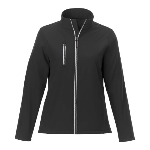 Chaqueta softshell reciclada GRS para mujer de Orion Negro intenso | XS