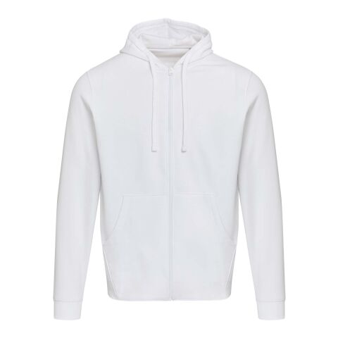 Sudadera con capucha de 280 g/m² unisex orgánica reciclada con certificado OCS "Jasper" Estándar | Blanco | XXS | sin montaje de publicidad | no disponible | no disponible | no disponible