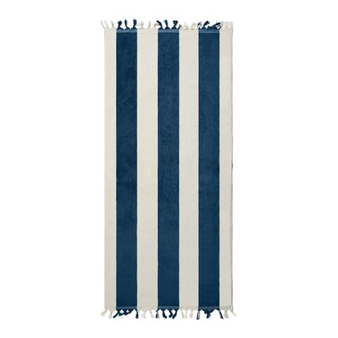 Toalla de playa VINGA Valmer azul-blanco | sin montaje de publicidad | no disponible | no disponible | no disponible