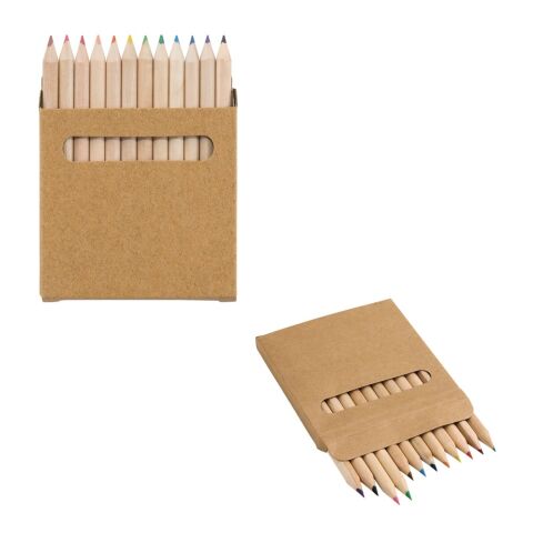 COLOURED. Caja con 12 lápices de color Beige | sin montaje de publicidad