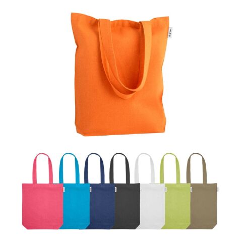 MERIDA. Bolsa de algodón (50%), algodón reciclado (30%) y poliéster (20% rPET) (220 g/m²) Rosa | sin montaje de publicidad