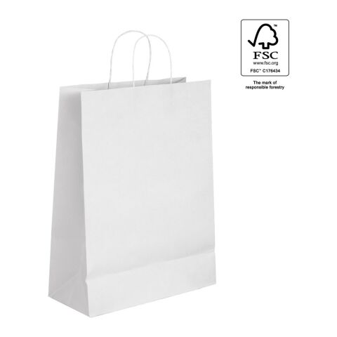 CITADEL. Bolsa de papel kraft (90 g/m²) Blanco | sin montaje de publicidad