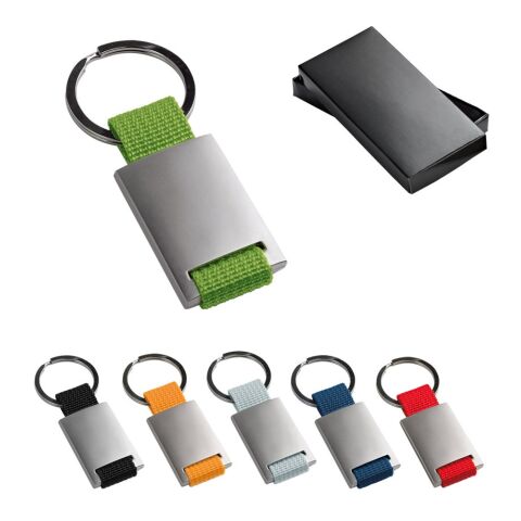 GRIPITCH. Llavero de metal con cincha Negro | sin montaje de publicidad