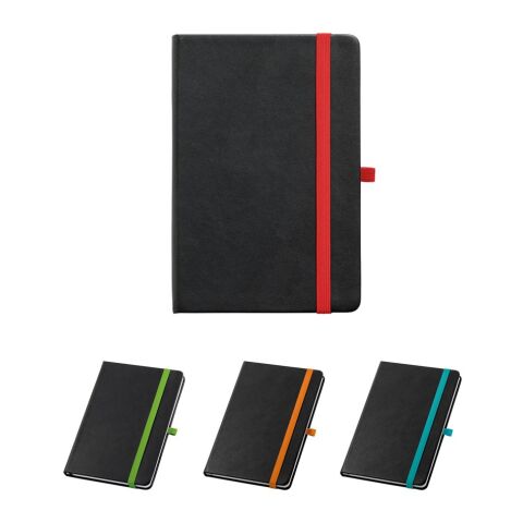 ROTH. Cuaderno A5 de PU con hojas rayadas Rojo | sin montaje de publicidad