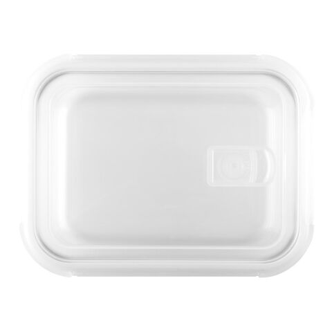 QUORIN. Caja hermética de vidrio borosilicato 1000 mL Blanco | sin montaje de publicidad
