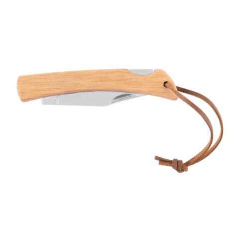 RANGER. Navaja de afeitar con hoja de acero inoxidable y mango de bambú Beige | sin montaje de publicidad