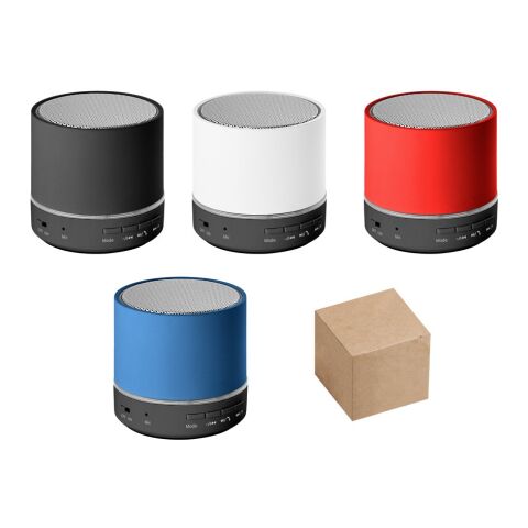 RE-PEREY. Altavoz portátil de 3 W con 4 h 30 min de autonomía en ABS reciclado (100% rABS) Negro | sin montaje de publicidad