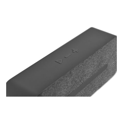 THUNDER. Altavoz portátil con micrófono gris antracita | sin montaje de publicidad