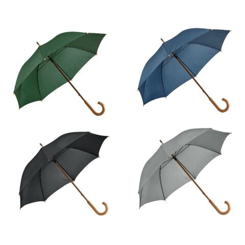 BETSEY. Paraguas de poliéster 190T Negro | sin montaje de publicidad