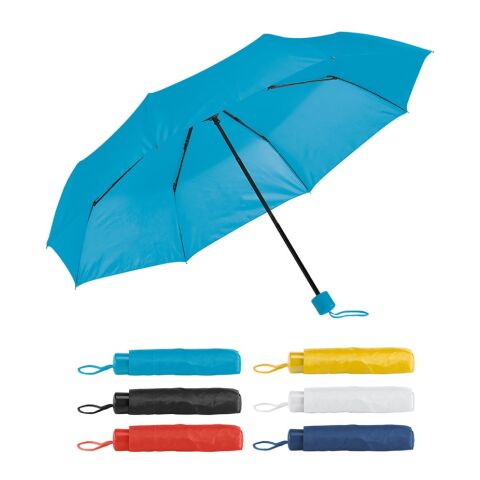 MARIA. Paraguas plegable de poliéster 190T Negro | sin montaje de publicidad