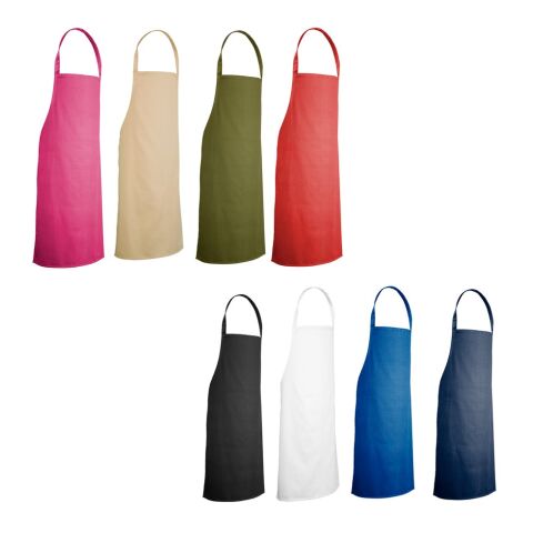 CUMIN. Delantal de sarga de algodón (180 g/m²) Rosa | sin montaje de publicidad