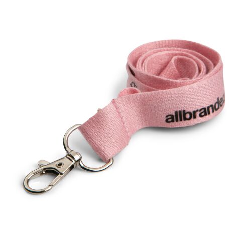 Lanyard de bambú ecológico A elección | sin montaje de publicidad | 10 mm | Dog-Clip | Sin accesorios | Cierre de plástico | Con clip de seguridad