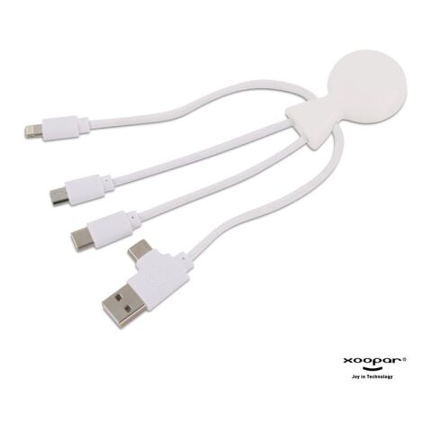 2099 | Xoopar Mr. Bio Smart Charging cable with NFC Blanco | sin montaje de publicidad | no disponible | no disponible | no disponible