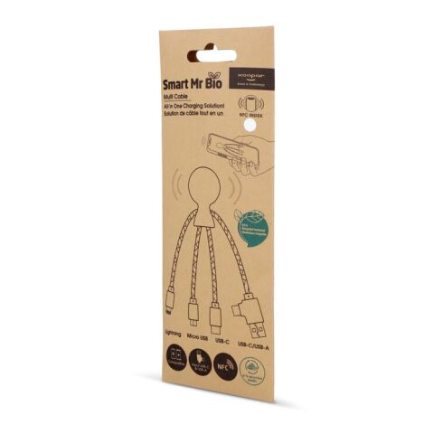 2099 | Xoopar Mr. Bio Smart Charging cable with NFC Blanco | sin montaje de publicidad | no disponible | no disponible | no disponible