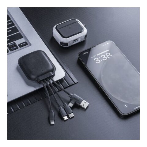 4001 | Xoopar Iné Gamma Charging cable with NFC and 3.000mAh Powerbank negro | sin montaje de publicidad | no disponible | no disponible | no disponible