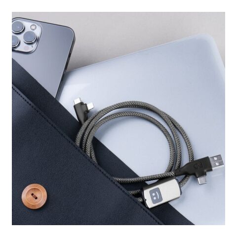 Cable Xoopar Allure GRS PD con transferencia de datos gris oscuro | sin montaje de publicidad | no disponible | no disponible | no disponible