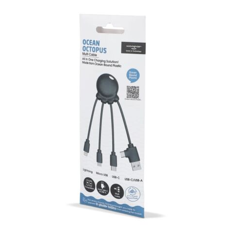 4009| Cable de carga Xoopar Eco Octopus Negro | sin montaje de publicidad | no disponible | no disponible