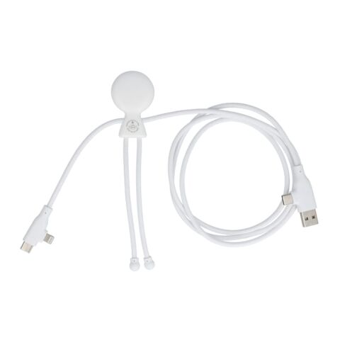 Xoopar Mr. Bio Cable de Carga Múltiple PD Largo 60W 1,2 Metros Blanco | sin montaje de publicidad | no disponible | no disponible