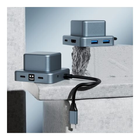 Xoopar GRS Cubbi Hub gris oscuro | sin montaje de publicidad | no disponible | no disponible | no disponible