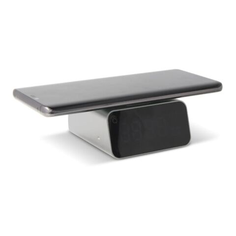 Cargador inalámbrico Xoopar GRS Reddi Charge PD con reloj gris claro | sin montaje de publicidad | no disponible | no disponible | no disponible