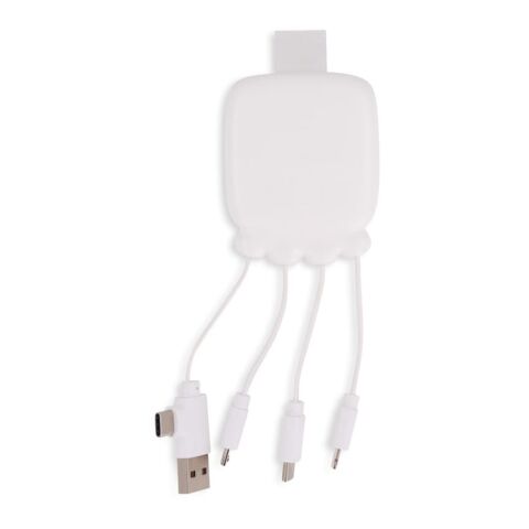 3192 | Xoopar Octopus Gamma 2 Bio Charging cable with 3.000mAh Powerbank Blanco | sin montaje de publicidad | no disponible | no disponible | no disponible