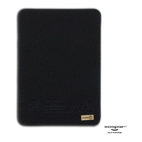 3198 | Xoopar Iné Mini NFC Wallet Recycled Leather Negro | sin montaje de publicidad | no disponible | no disponible | no disponible