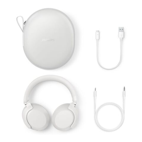 Auriculares Philips TAH8000E con cancelación activa de ruido (ANC) Blanco | sin montaje de publicidad | no disponible | no disponible