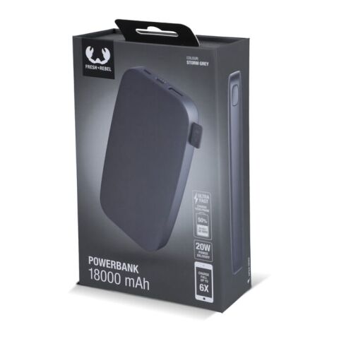 2PB18100 | Fresh 'n Rebel Powerbank 18000mAh USB-C Fast Charging 20W gris oscuro | sin montaje de publicidad | no disponible | no disponible