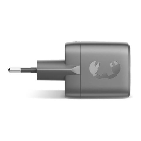 Fresh 'n Rebel Cargador rápido 30W GaN USB-C y USB-A gris oscuro | sin montaje de publicidad