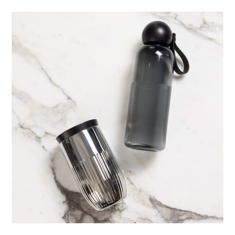 Botella de agua Sagaform Ture 600 ml Negro-Negro | sin montaje de publicidad | no disponible | no disponible