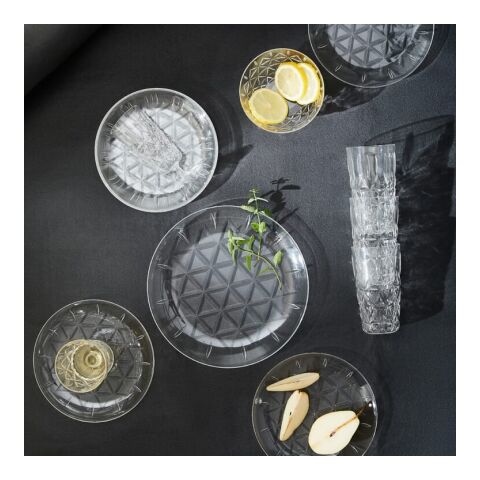 Paquete de 4 platos pequeños Picnic de Sagaform Transparente | sin montaje de publicidad