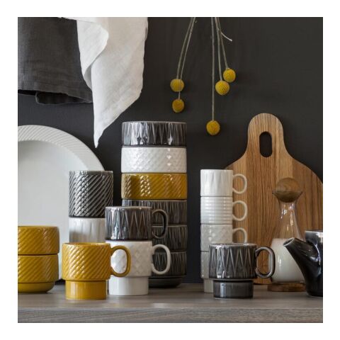 Sagaform Coffee &amp; More Taza Espresso 4 piezas 100ml Blanco | sin montaje de publicidad