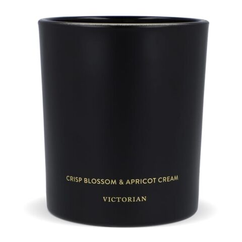 Victorian Vela Flor Fresca y Crema de Albaricoque Negro | sin montaje de publicidad | no disponible | no disponible | no disponible