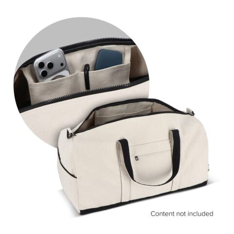 Bolsa de viaje/deportiva InSideOut Reuuz Canvas 28 x 56 x 28 cm Beige-Negro