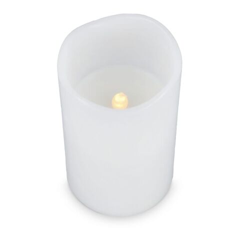 Juego de 3 velas de cera LED Koselys (funcionan con pilas) Crema | sin montaje de publicidad | no disponible | no disponible