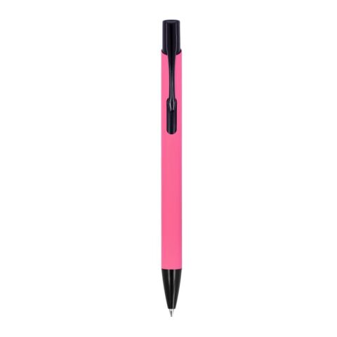 Alicante soft touch R-AL tinta negra Rosa-Negro | Grabado | 90 grados del clip | 87 mm x 8 mm | no disponible